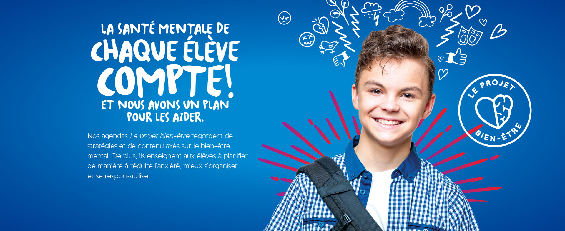 La santé mentale de  chaque élève compte!