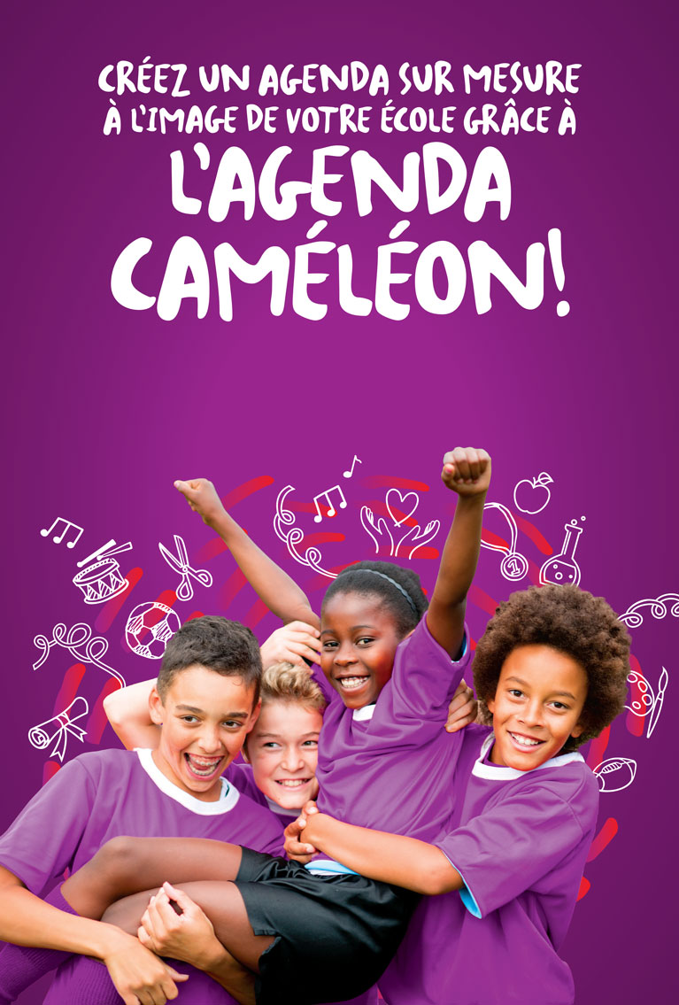 Créez un agenda sur mesure à l’image de votre école!